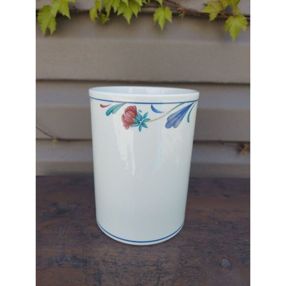 Lenox Poppies on Blue 7"  Canister No Lid - Picture 1 of 3
